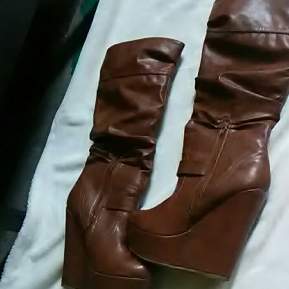 Bamboo high heels - Picture 3 of 5